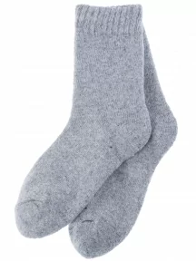 Детские теплые носки Hobby Line, 7645, СВЕТЛО-СЕРЫЕ