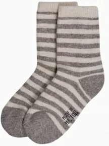 Детские носки из 100% монгольской шерсти (Монголка), 02151, СЕРЫЕ