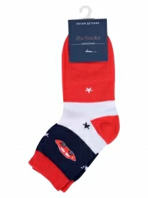 Детские носки RuSocks (Орудьевский трикотаж), Д-86, рис. 09, КРАСНЫЕ