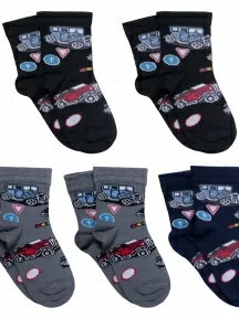 Комплект из 5 пар детских носков LORENZLine, 5-Л64, микс 6