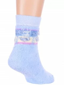 Детские махровые носки Брестские (БЧК), 14С3060, рис. 823, БЛЕДНО-ГОЛУБЫЕ