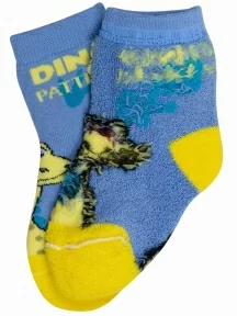 Комплект из 3 пар детских махровых носков Гамма, 3-С509, рис. 2, ГОЛУБЫЕ