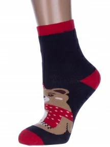 Детские махровые носки RuSocks (Орудьевский трикотаж), Д3-33494, ТЕМНО-СИНИЕ