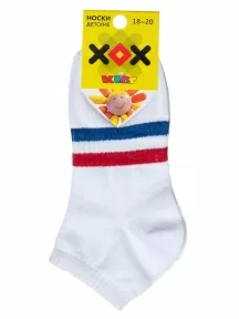Детские короткие носки ХОХ, SPD-16, БЕЛЫЕ