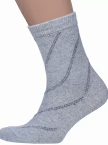 Мужские теплые носки Hobby Line, 6283, СВЕТЛО-СЕРЫЕ