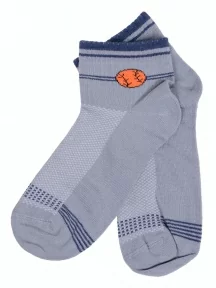 Детские укороченные носки Брестские (БЧК), 15С3085, рис. 486, СВЕТЛО-СЕРЫЕ