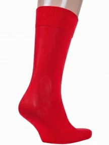 Мужские носки из мерсеризованного хлопка Sergio Di Calze (PINGONS), 17SC6, КРАСНЫЕ