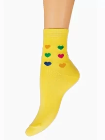 Детские носки ХОХ, D-3R2, ЖЕЛТЫЕ