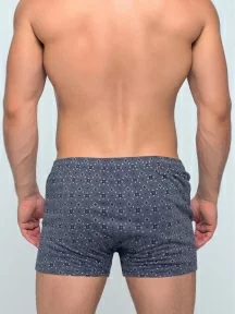 Мужские трусы-шорты из 100% хлопка Sergio Dallini, SG3305-2, СЕРЫЕ