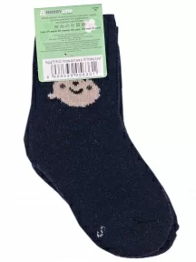 Детские теплые махровые носки Hobby Line, Ндад7618-02, ТЕМНО-СИНИЕ