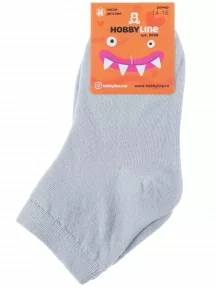 Детские носки Hobby Line, 3540-9, СВЕТЛО-СЕРЫЕ
