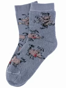 Детские махровые носки Брестские (БЧК), 14С3060, рис. 547, СВЕТЛО-СЕРЫЕ