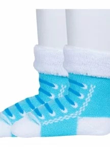 Комплект из 2 пар детских махровых носков Альтаир, 2-С48, ГОЛУБЫЕ