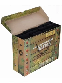 Набор из 48 пар мужских носков Альтаир, 48-H226, черные