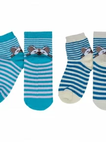 Комплект из 2 пар детских носков VASILINA, 2-0С2342, микс 2
