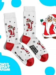 Носки St. Friday Socks Нет, Дед Мороз, погоди! (СМ1743-02)