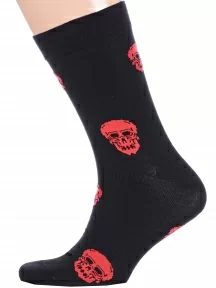 Мужские носки «Красная ветка», С-1342, ЧЕРНО-КРАСНЫЕ