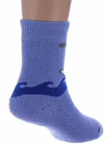Детские махровые носки Альтаир, С108, ГОЛУБЫЕ