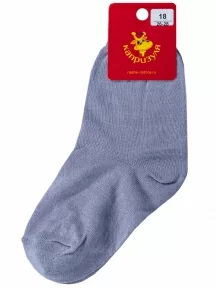 Детские носки "НАШЕ" Смоленской чулочной фабрики, 2С10-В56, рис. 1, СЕРЕБРИСТО-СЕРЫЕ №54