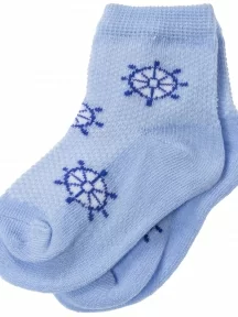 Детские носки "Борисоглебский трикотаж", 8С3000/3, ГОЛУБЫЕ