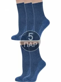 Комплект из 5 пар женских медицинских носков Dr. Feet ДЖИНС (5-15DF6)