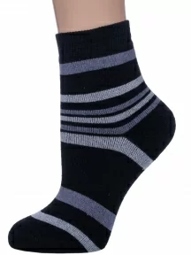 Детские махровые носки "НАШЕ" Смоленской чулочной фабрики, 232С2, рис. 2, ЧЕРНЫЕ №1