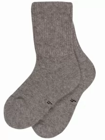 Детские носки из 100% монгольской шерсти (Монголка), 02150, СЕРЫЕ