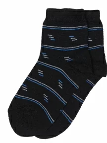 Детские полушерстяные носки "НАШЕ" Смоленской чулочной фабрики, 236С2, рис. 1, ЧЕРНЫЕ №000