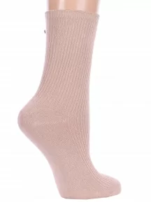 Женские носки Hobby Line, Нжвип1000-03, БЕЖЕВЫЕ