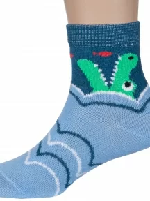 Детские носки "Борисоглебский трикотаж", 8С748, ГОЛУБЫЕ