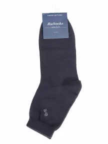 Детские носки RuSocks (Орудьевский трикотаж) ТЕМНО-СЕРЫЕ, рис. 0 (Д-88Л)
