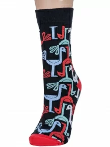 Женские носки "Борисоглебский трикотаж", 6СК, ЧЕРНЫЕ