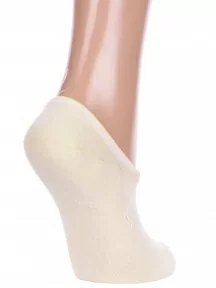 Женские ультракороткие носки Hobby Line, Нжу562-01, ЖЕЛТЫЕ