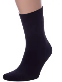 Мужские махровые носки RuSocks (Орудьевский трикотаж) ЧЕРНЫЕ (М3-33066)