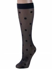 Женские гольфы Conte, 21С-148СП PARADISE, Nero, черные