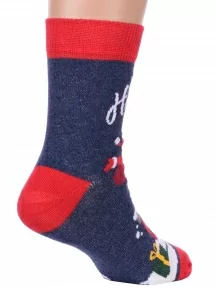 Детские носки Брестские (БЧК), 20С3079, рис. 8010, ТЕМНО-СИНИЕ МЕЛАНЖ