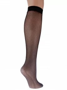 Женские гольфы Conte, 23С-45СП/RETINA, Nero, черные