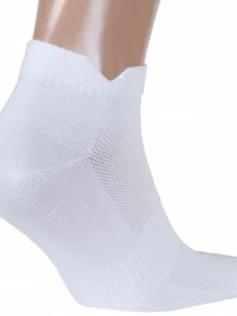 Мужские спортивные носки "Красная ветка", С-1333, БЕЛЫЕ