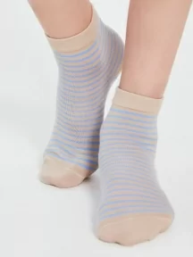 Детские носки LORENZline, Л101, БЕЖЕВО-ГОЛУБЫЕ