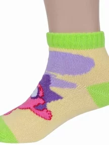Детские короткие носки "Смешарики" Брестские (БЧК), 19С3094, рис. 886, ЖЕЛТЫЕ (2)