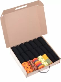 Набор из 21 пары мужских носков, НС-21-210, микс "Жгучий карри"