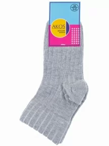 Комплект из 3 пар детских носков Akos, 3-ВК41000-1, СВЕТЛО-СЕРЫЕ МЕЛАНЖ