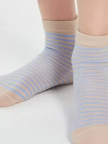 Детские носки LORENZline, Л101, БЕЖЕВО-ГОЛУБЫЕ