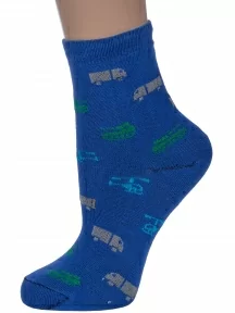 Комплект из 3 пар детских носков Альтаир, 3-А56, ВАСИЛЬКОВЫЕ