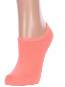 Женские ультракороткие носки Hobby Line, Нжу562-16, КОРАЛЛОВЫЕ