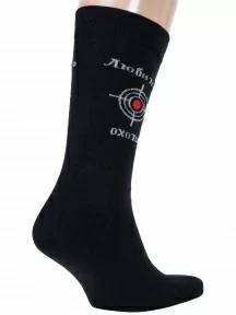 Мужские носки "Красная ветка", С-309, ЧЕРНЫЕ