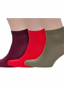 Комплект из 3 пар мужских носков Sergio Di Calze (PINGONS) из мерсеризованного хлопка, 3-17SC7, микс 2