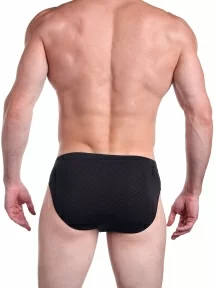 Мужские трусы-слипы из модала SERGIO DALLINI, SG2934-1, ЧЕРНЫЕ