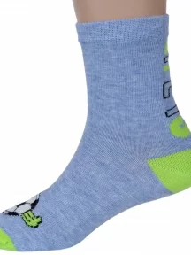 Детские носки RuSocks (Орудьевский трикотаж), Д3-13500, рис. 04, ГОЛУБЫЕ