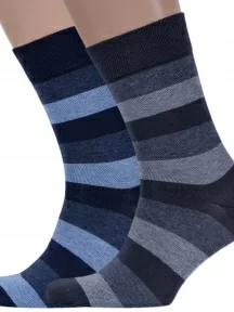 Комплект из 2 пар мужских носков Брестские (БЧК), 2-15С2125, микс 1
